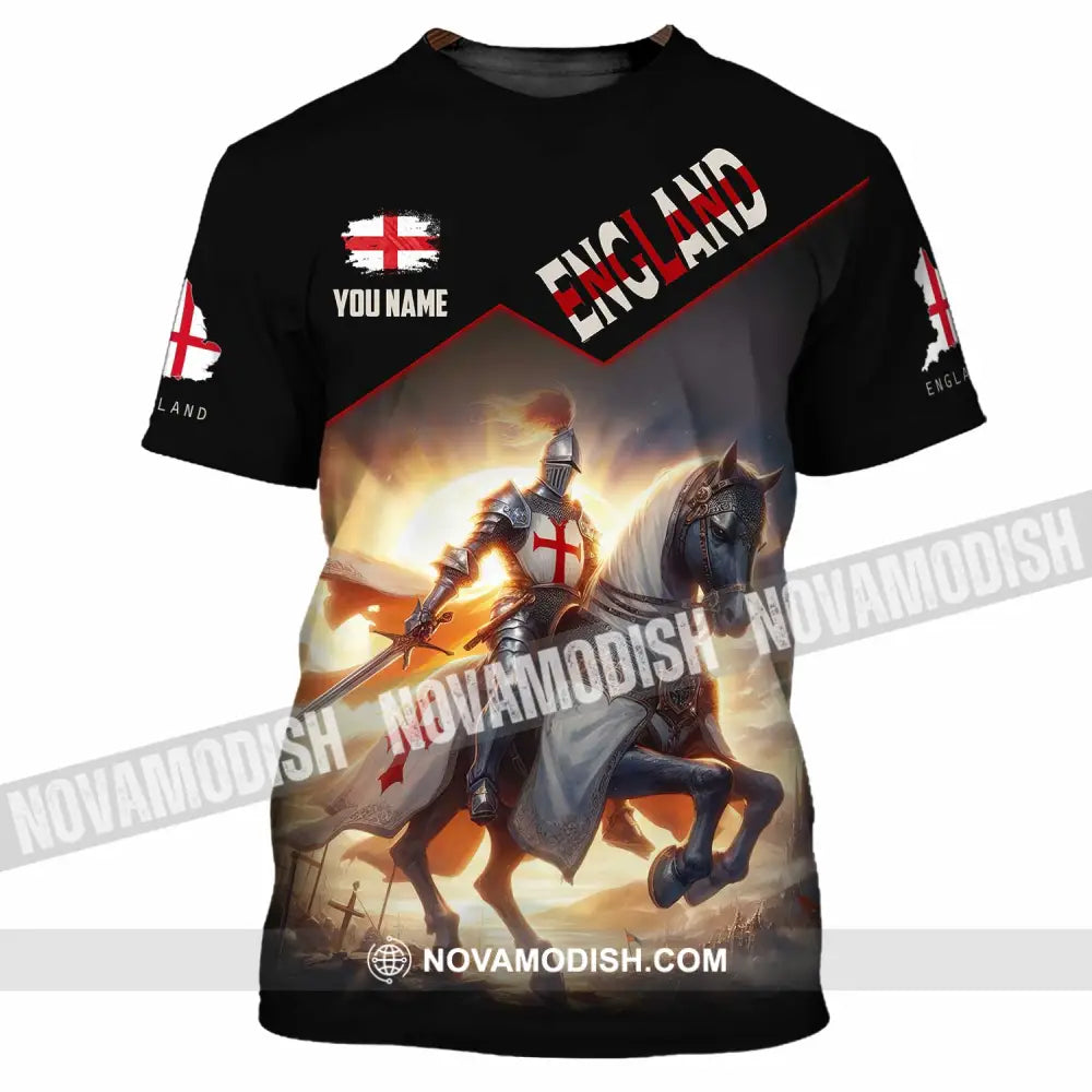 Unisex Shirt - Custom England Shirt T-Shirt / S T-shirt