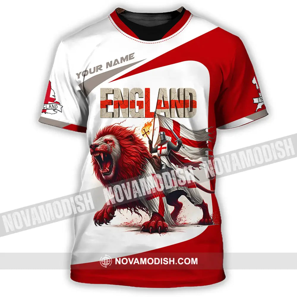Unisex Shirt - Custom England Shirt T-Shirt / S T-shirt