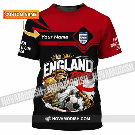 Unisex Shirt - Custom England World Cup 2026 3D Shirt - T-shirt