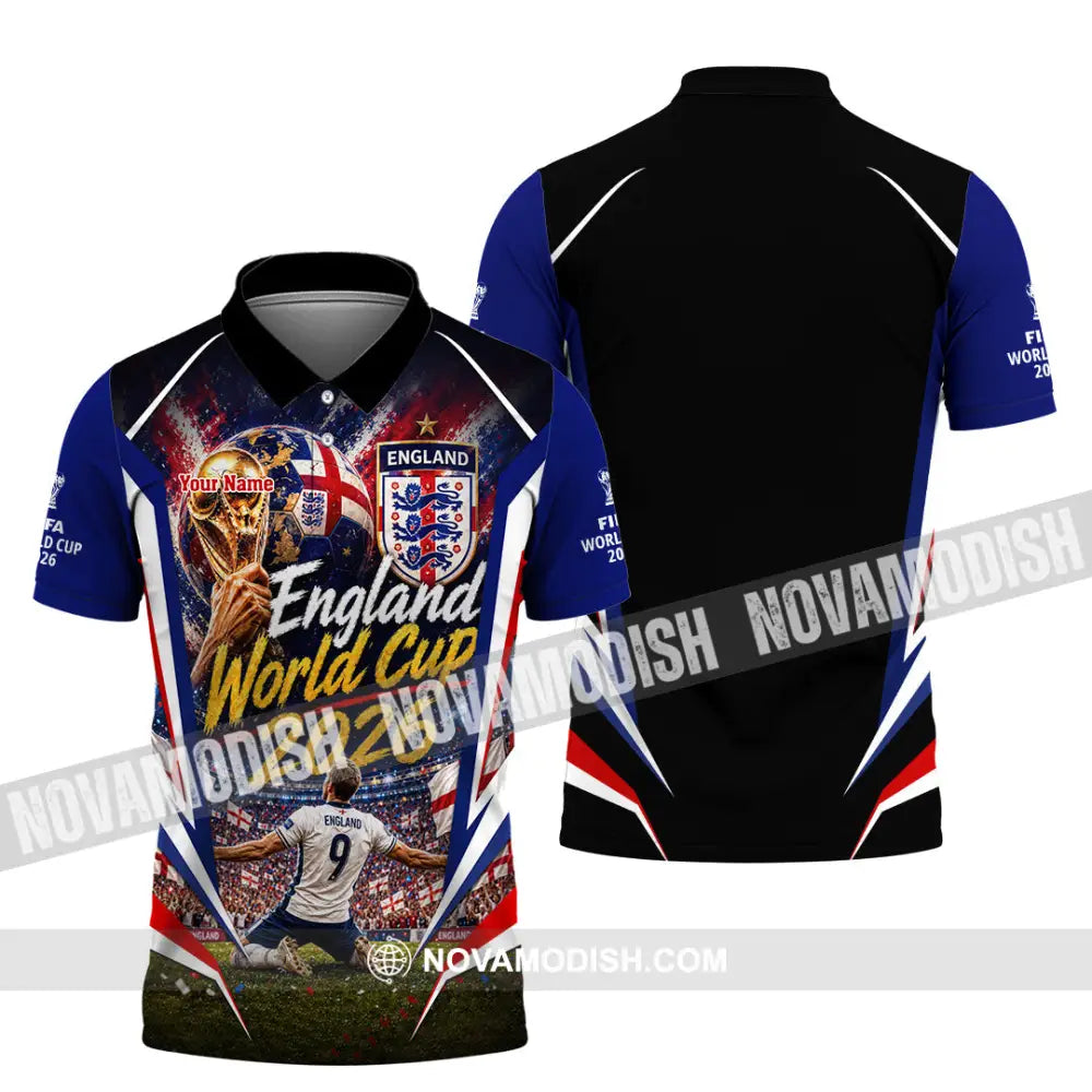 Unisex Shirt - Custom England World Cup 2026 Shirt - Polo Shirt / S - T-shirt
