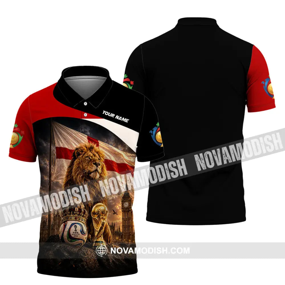 Unisex Shirt - Custom England World Cup 2026 Shirt - Polo Shirt / S - T-shirt