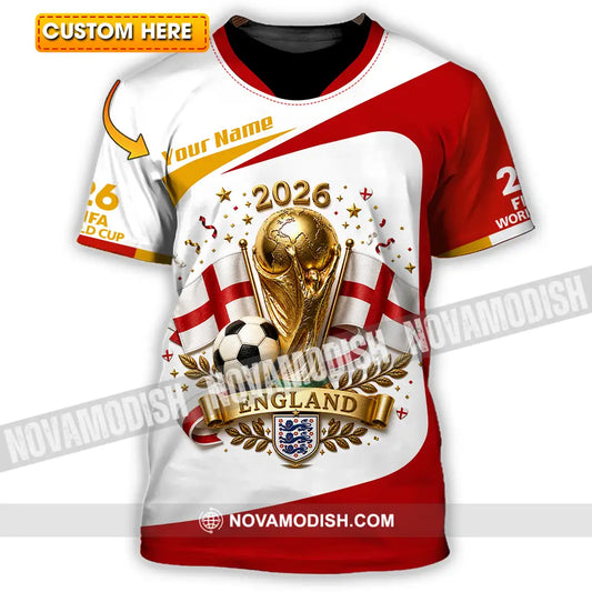 Unisex Shirt - Custom England World Cup 2026 Shirt - T-shirt