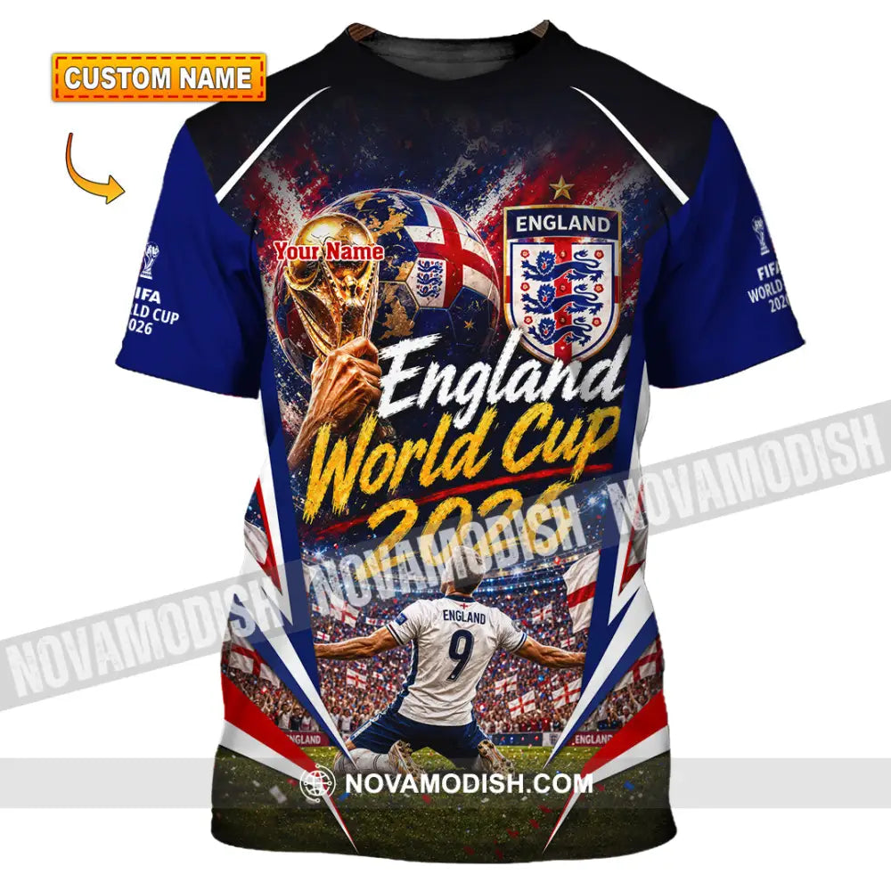 Unisex Shirt - Custom England World Cup 2026 Shirt - T-shirt