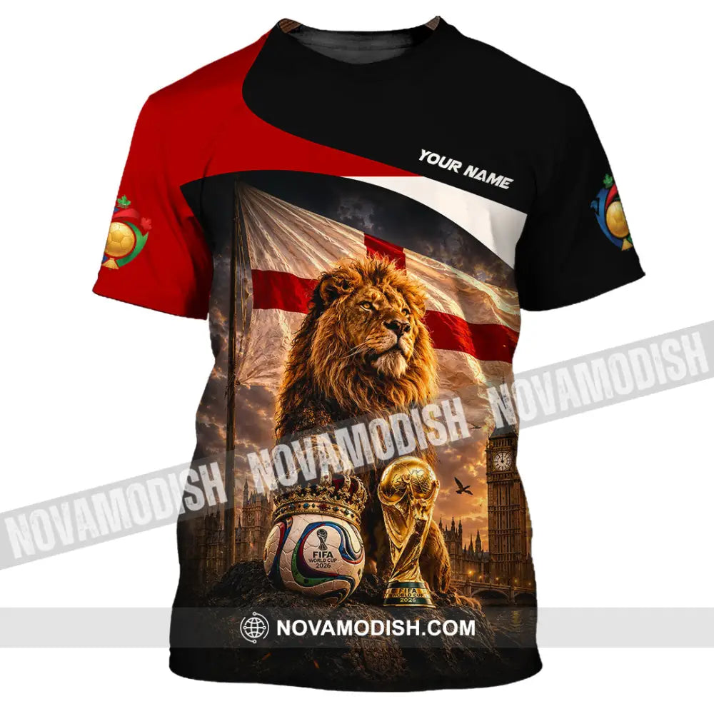 Unisex Shirt - Custom England World Cup 2026 Shirt - T-Shirt / S - T-shirt