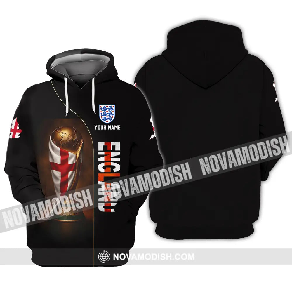 Unisex Shirt - Custom England World Cup 3D Shirt Hoodie / S T-shirt
