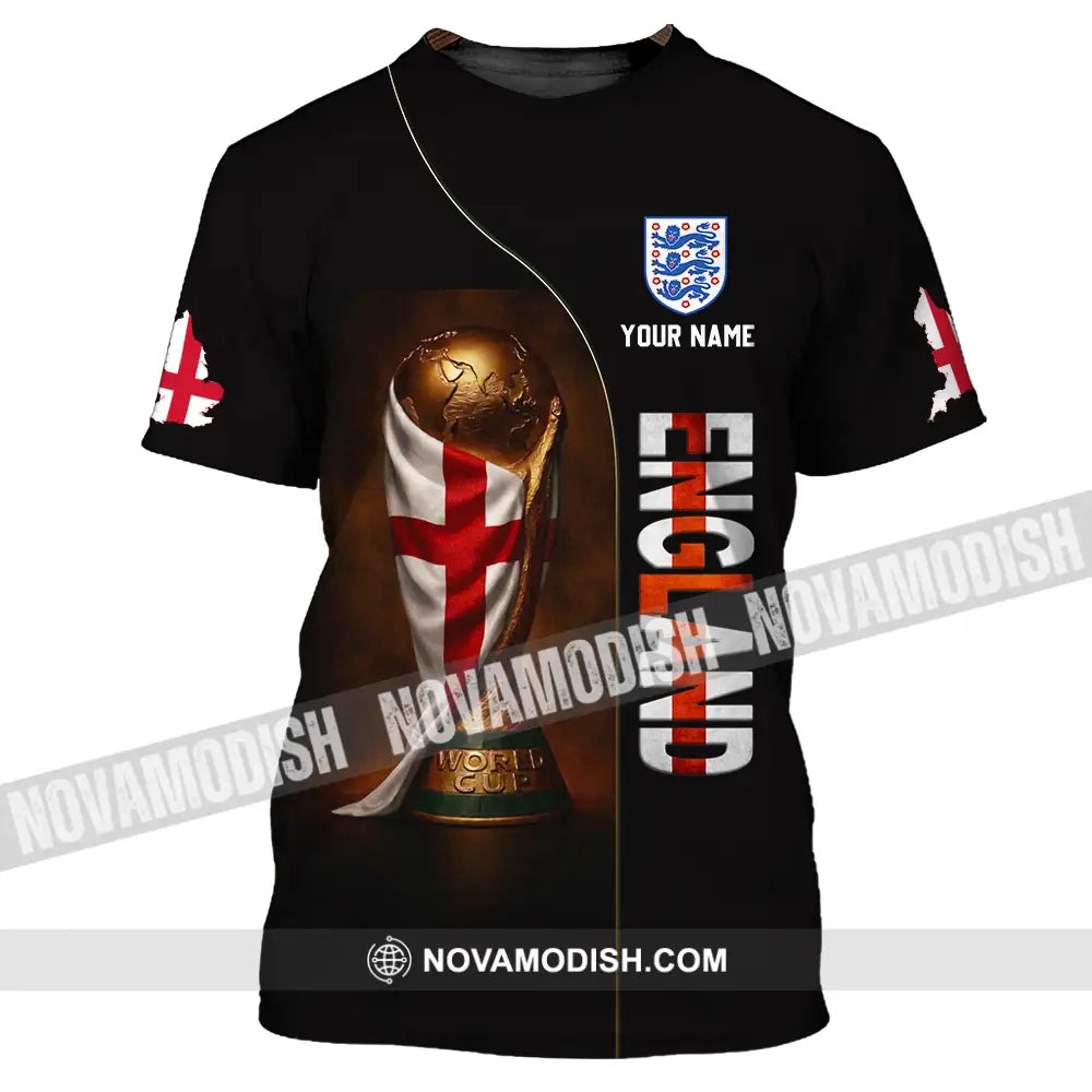 Unisex Shirt - Custom England World Cup 3D Shirt T-Shirt / S T-shirt