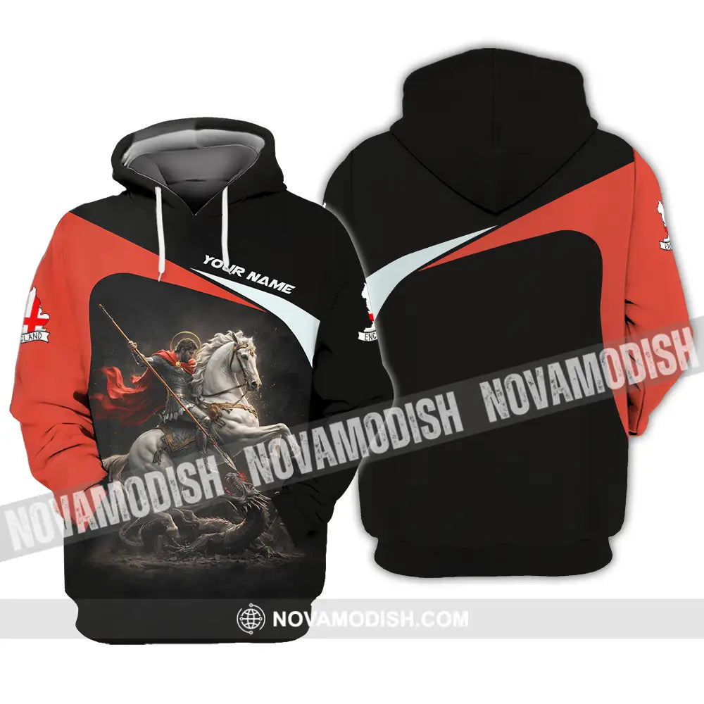 Unisex Shirt - Custom English Horseman 3D Shirt Hoodie / S T-shirt