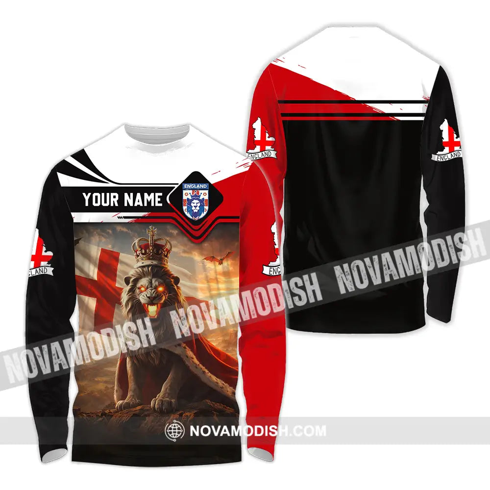 Unisex Shirt - Custom English Lion King 3D Shirt Long Sleeve Shirt / S T-shirt