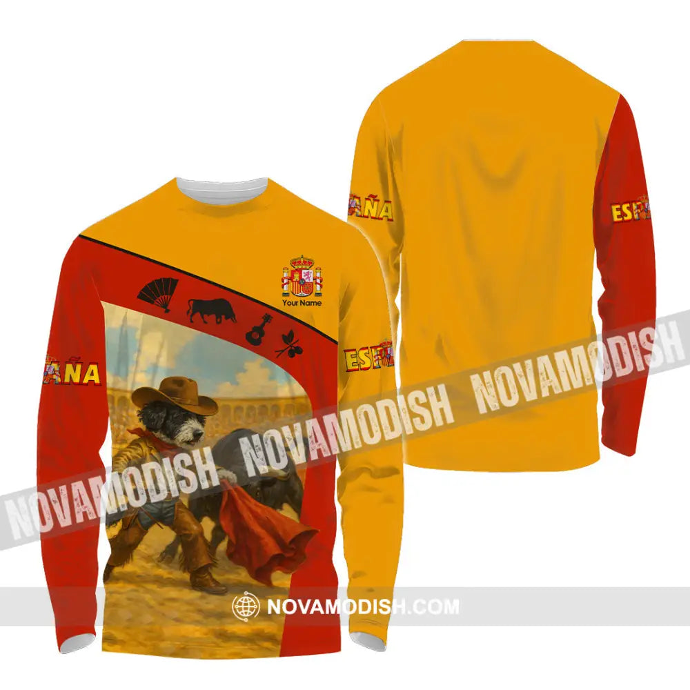 Unisex Shirt - Custom Espana Shirt Long Sleeve Shirt / S T-shirt