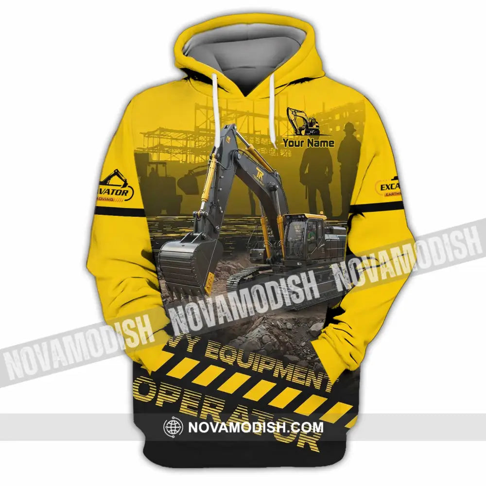 Unisex Shirt - Custom Excavator Shirt - Hoodie / S - T-shirt