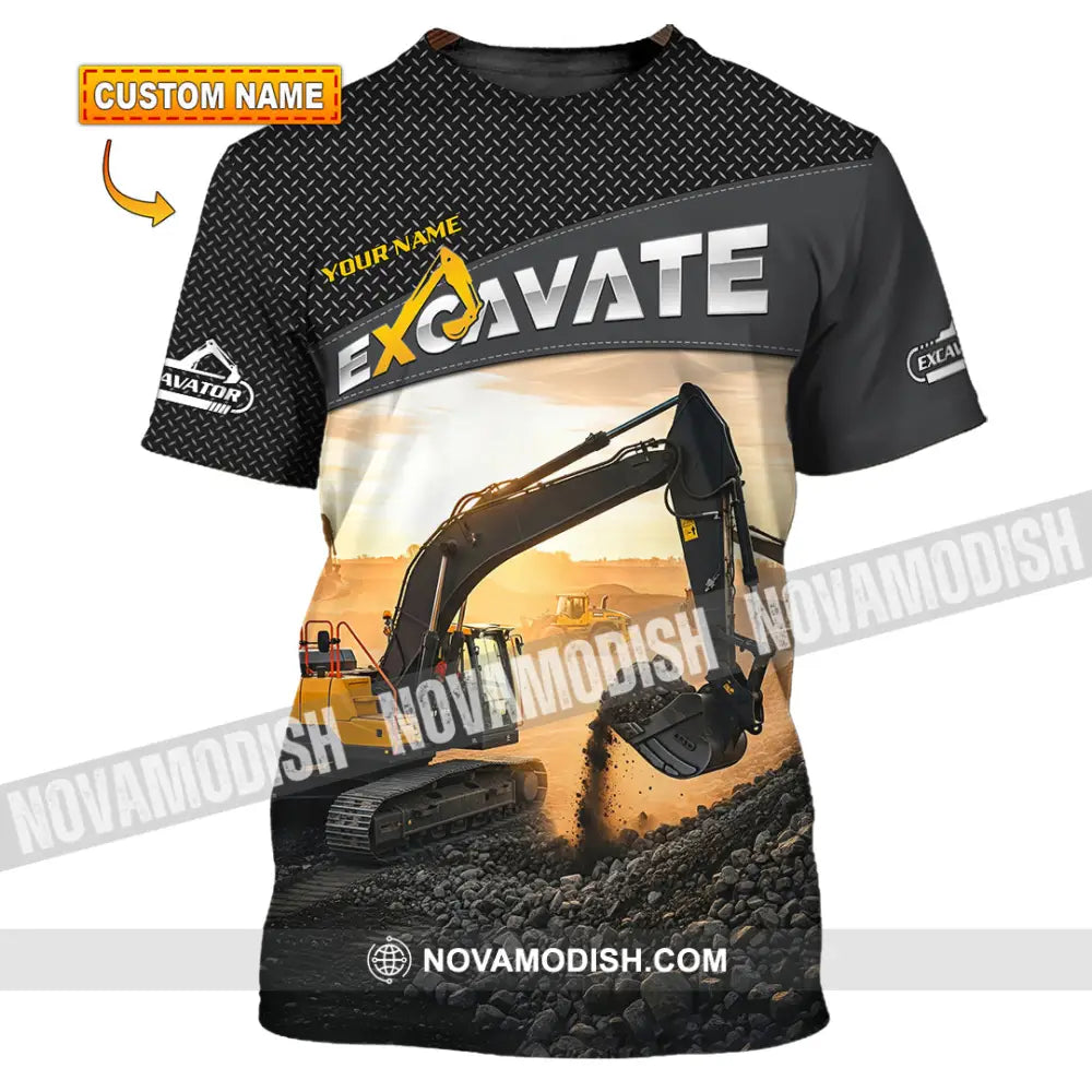 Unisex Shirt - Custom Excavator Shirt - T-shirt