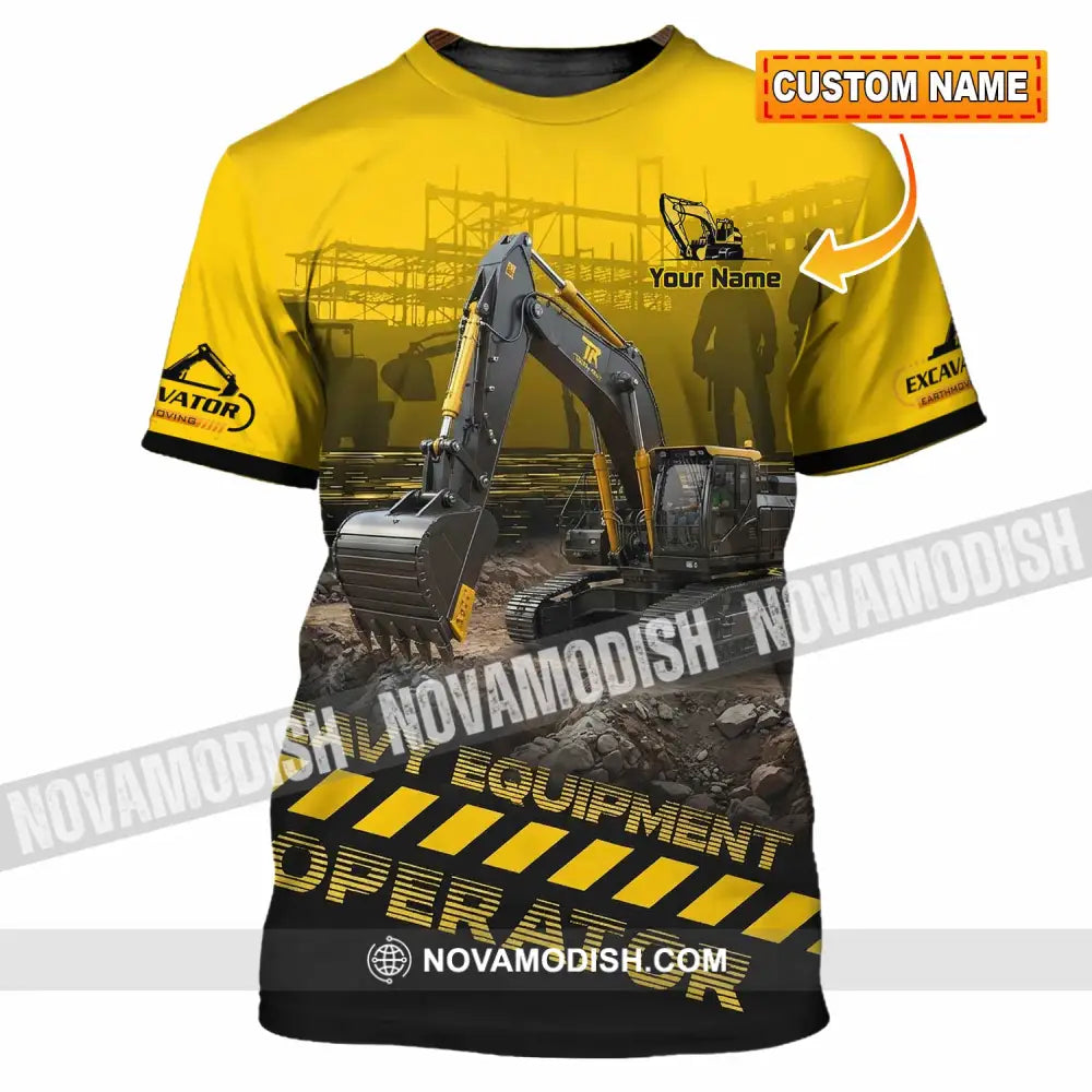 Unisex Shirt - Custom Excavator Shirt - T-shirt