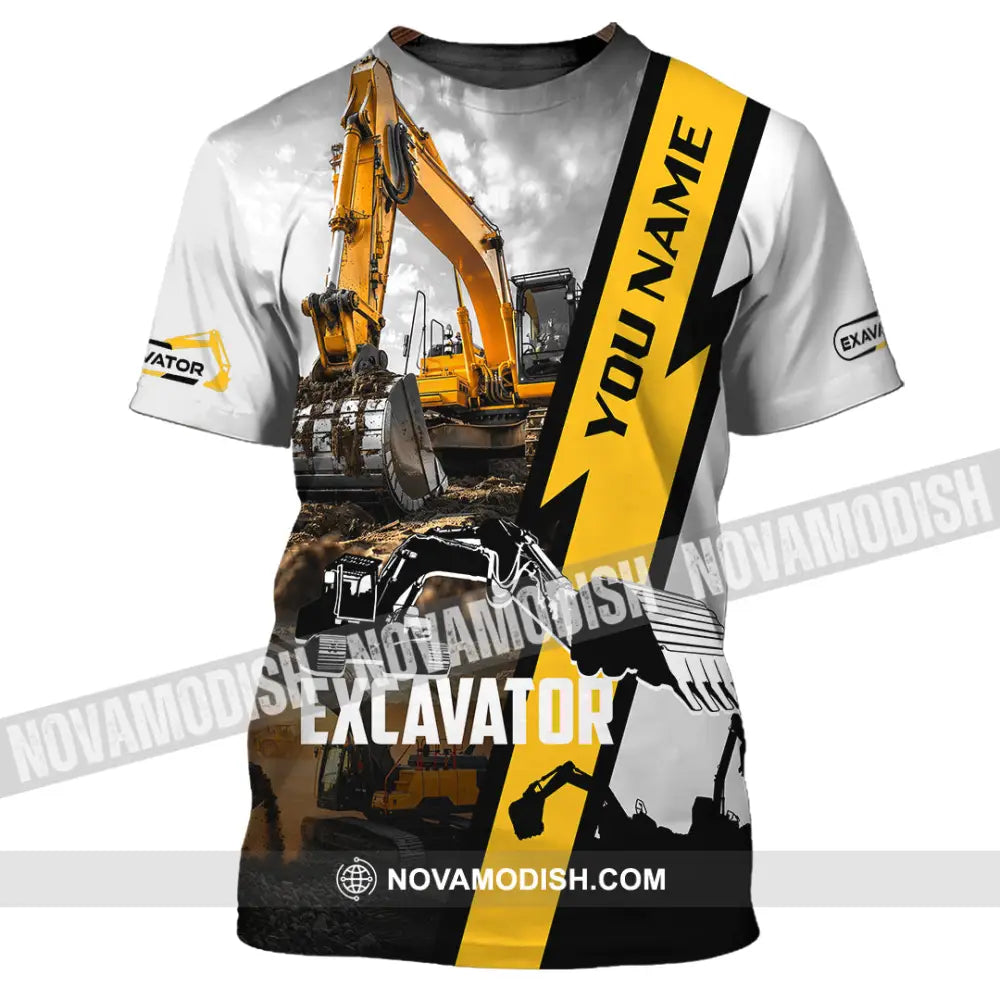 Unisex Shirt - Custom Excavator Shirt - T-Shirt / S - T-shirt