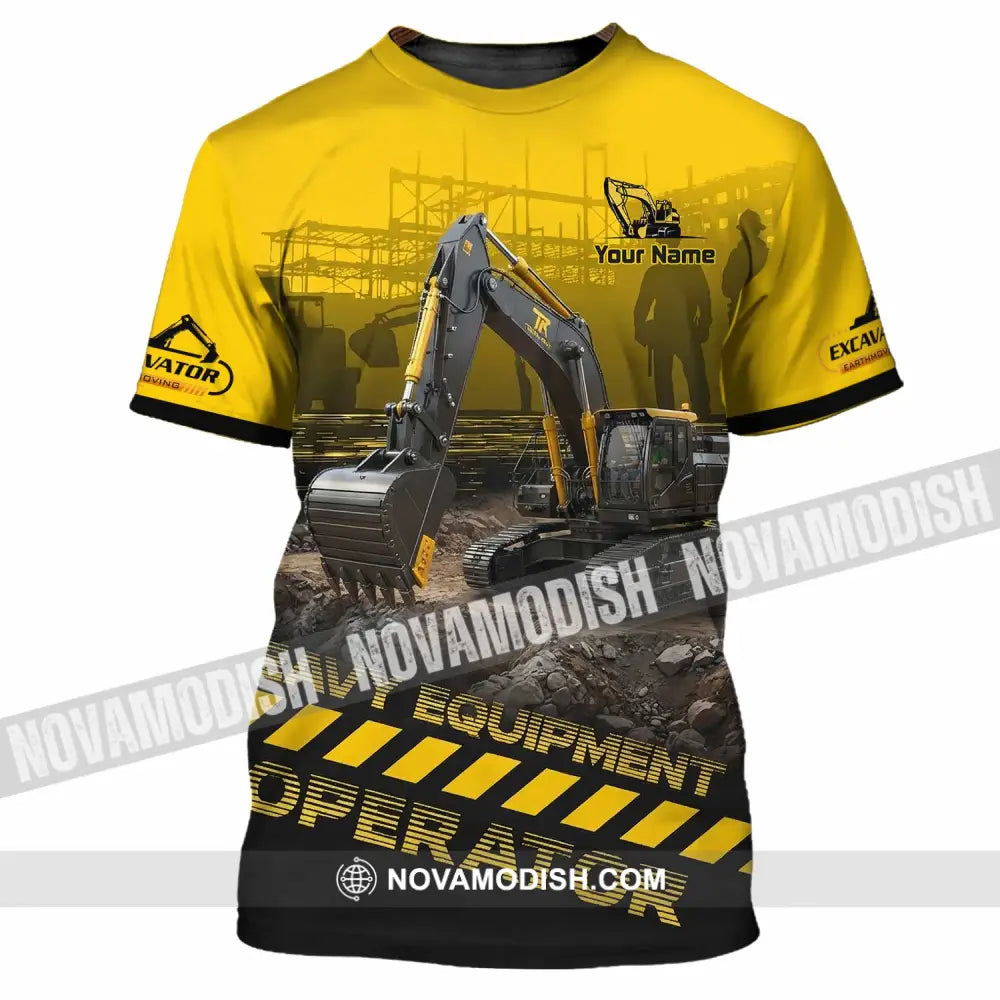 Unisex Shirt - Custom Excavator Shirt - T-Shirt / S - T-shirt