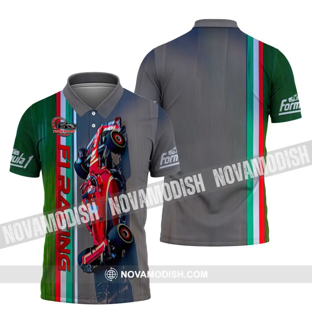 Unisex Shirt - Custom F1 Racing Shirt Polo Shirt / S T-shirt