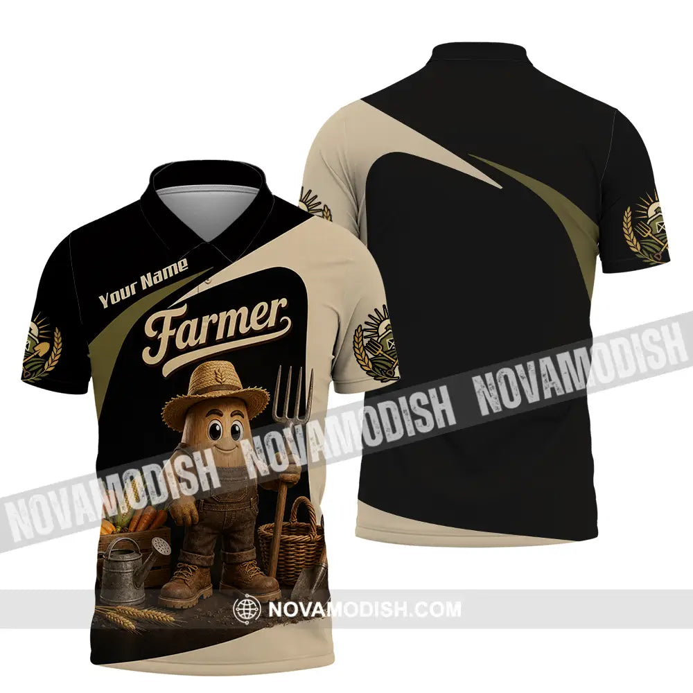 Unisex Shirt - Custom Farmer Shirt - Polo Shirt / S - T-shirt