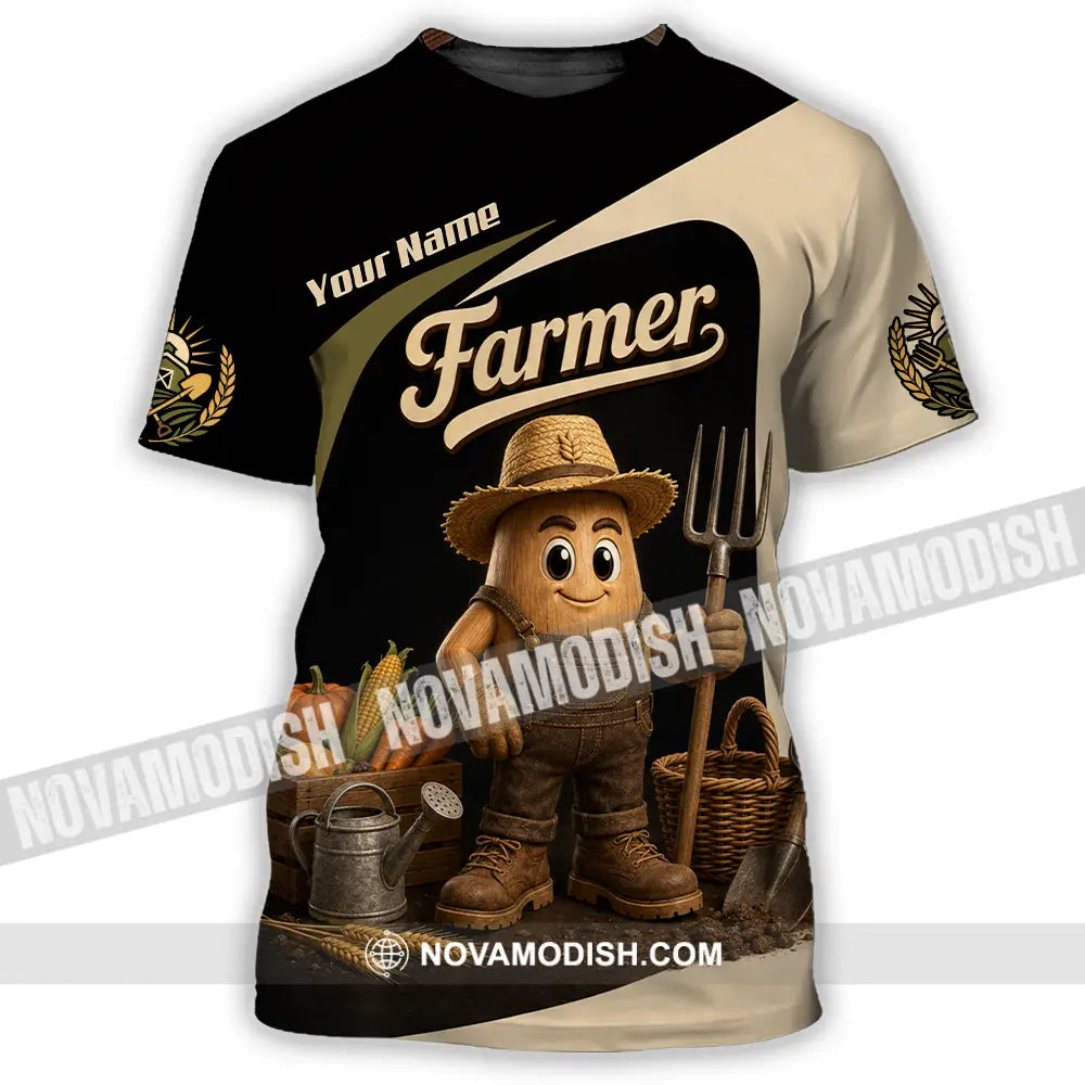 Unisex Shirt - Custom Farmer Shirt - T-Shirt / S - T-shirt
