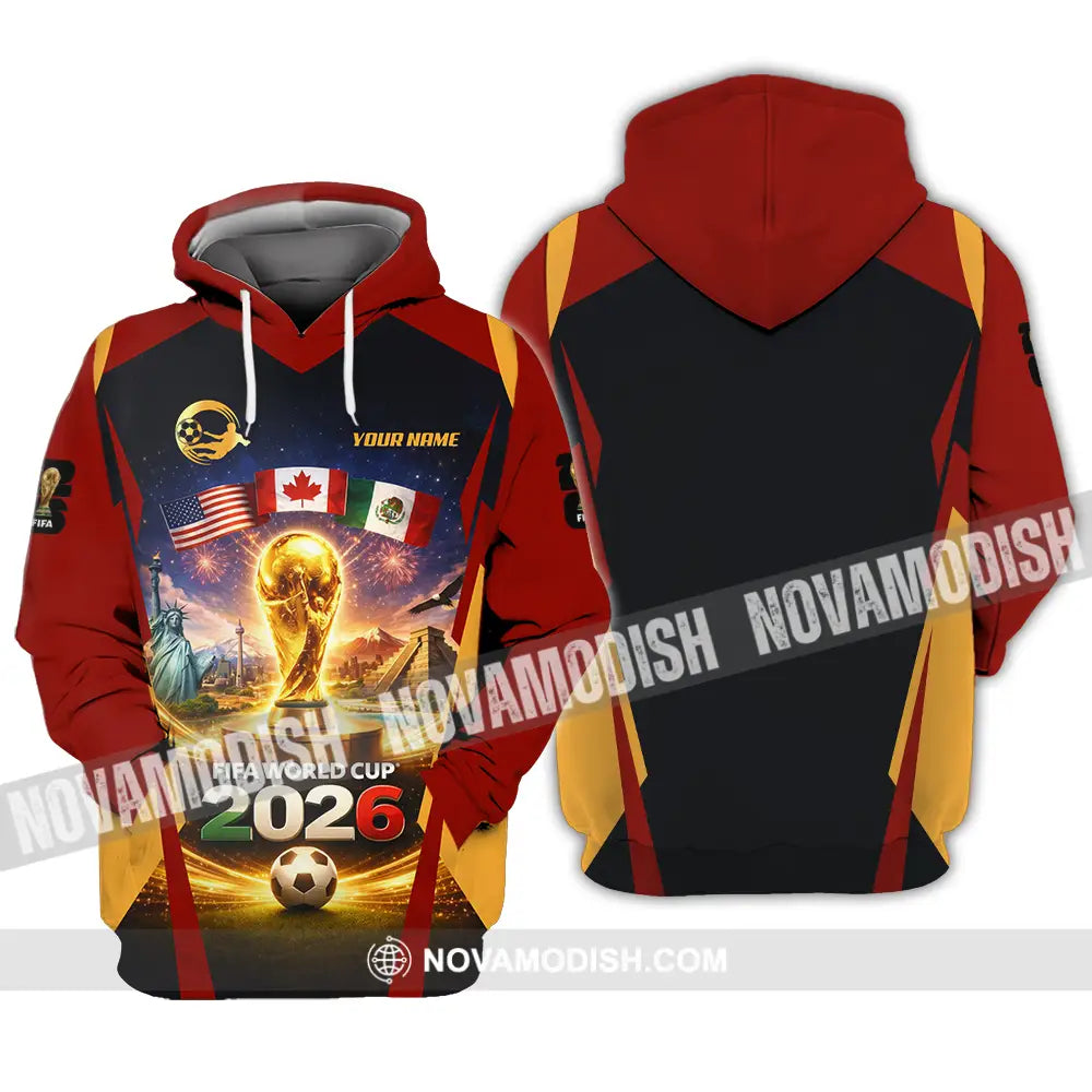 Unisex Shirt - Custom Fifa World Cup 2026 3D Shirt Hoodie / S T-shirt