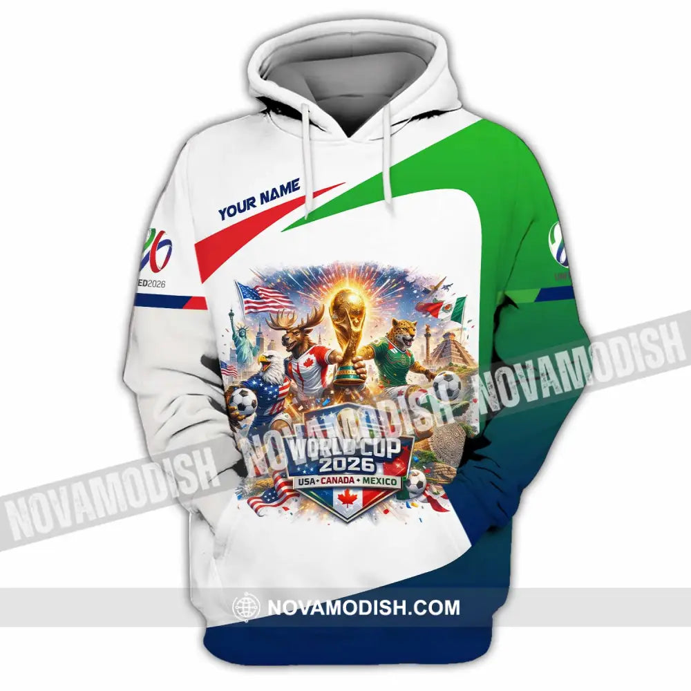 Unisex Shirt - Custom FIFA World Cup 2026 3D Shirt Hoodie / S T-shirt