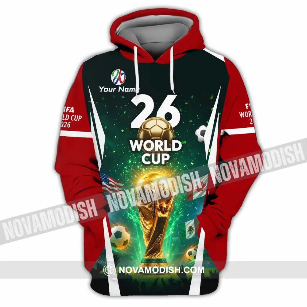 Unisex Shirt - Custom Fifa World Cup 2026 3D Shirt Hoodie / S T-shirt