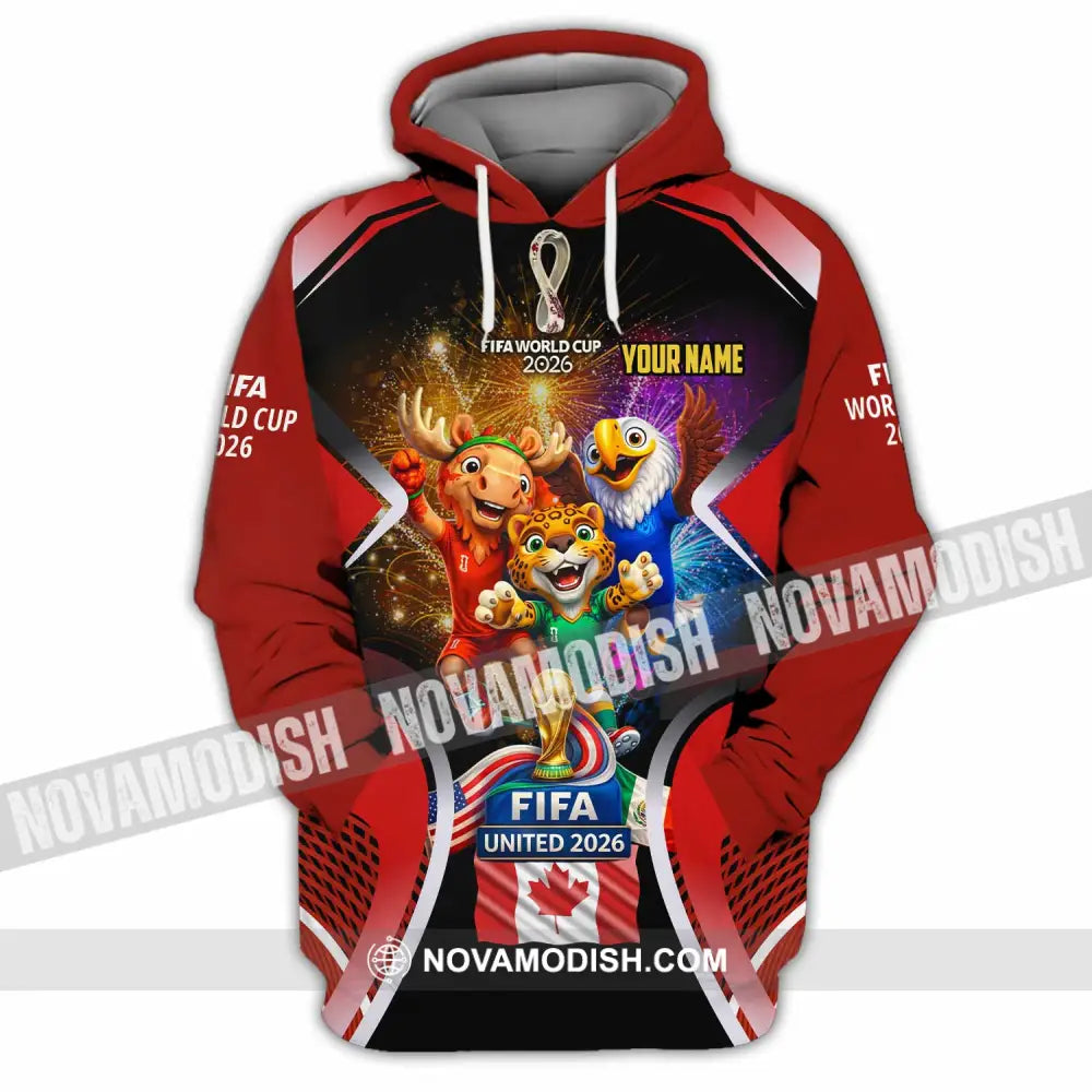 Unisex Shirt - Custom Fifa World Cup 2026 3D Shirt - Hoodie / S - T-shirt
