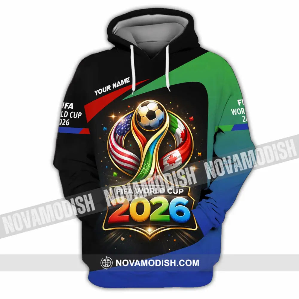 Unisex Shirt - Custom Fifa World Cup 2026 3D Shirt - Hoodie / S - T-shirt