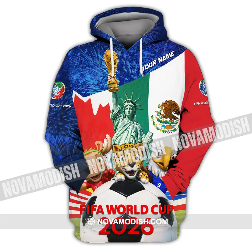 Unisex Shirt - Custom FIFA World Cup 2026 3D Shirt Hoodie / S T-shirt
