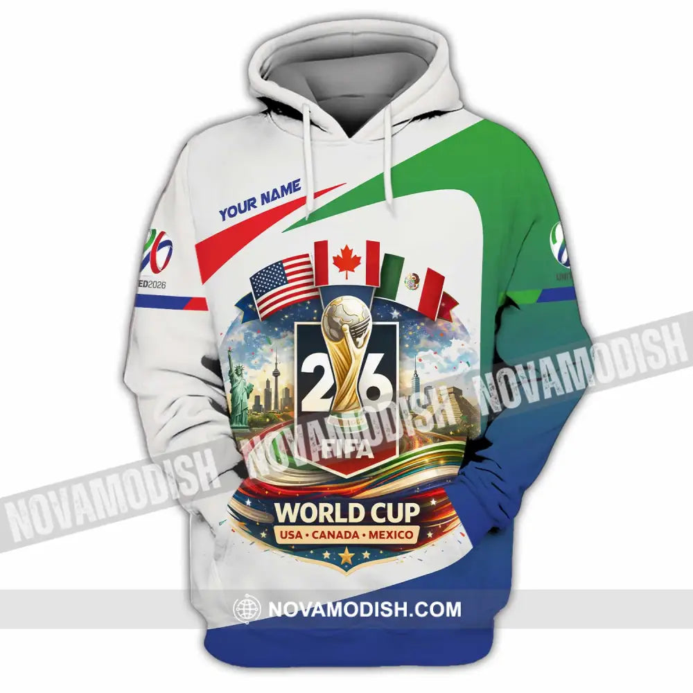 Unisex Shirt - Custom Fifa World Cup 2026 3D Shirt Hoodie / S T-shirt