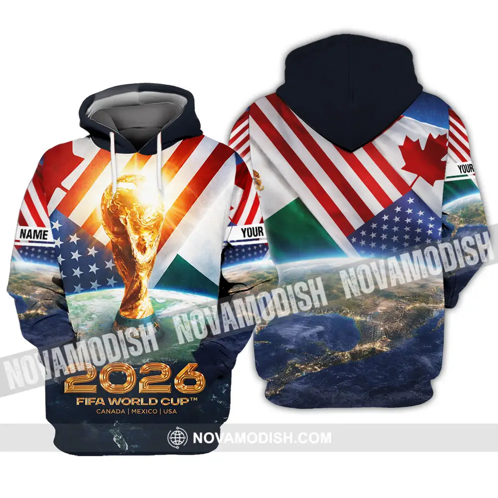 Unisex Shirt - Custom Fifa World Cup 2026 3D Shirt Hoodie / S T-shirt