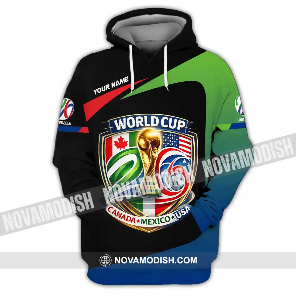 Unisex Shirt - Custom Fifa World Cup 2026 3D Shirt Hoodie / S T-shirt