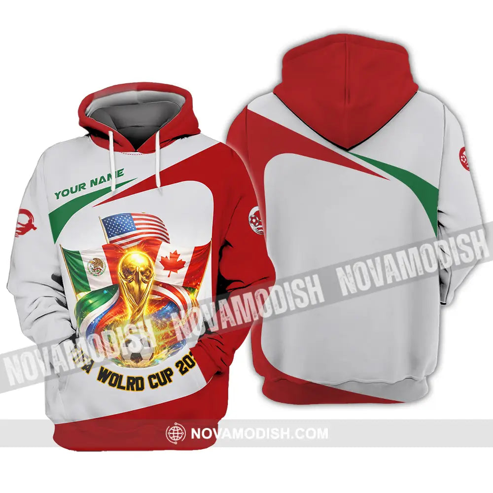 Unisex Shirt - Custom FIFA World Cup 2026 3D Shirt Hoodie / S T-shirt