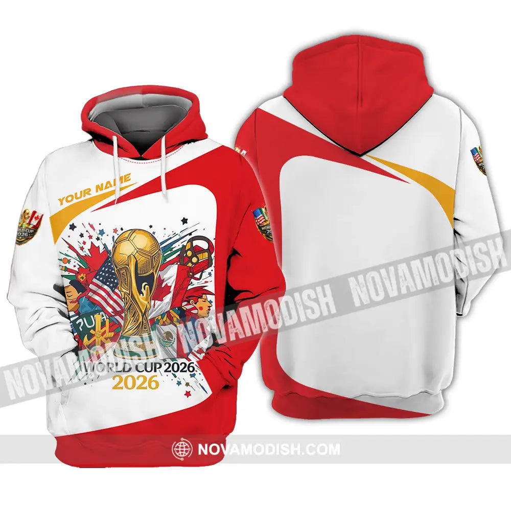 Unisex Shirt - Custom FIFA World Cup 2026 3D Shirt Hoodie / S T-shirt