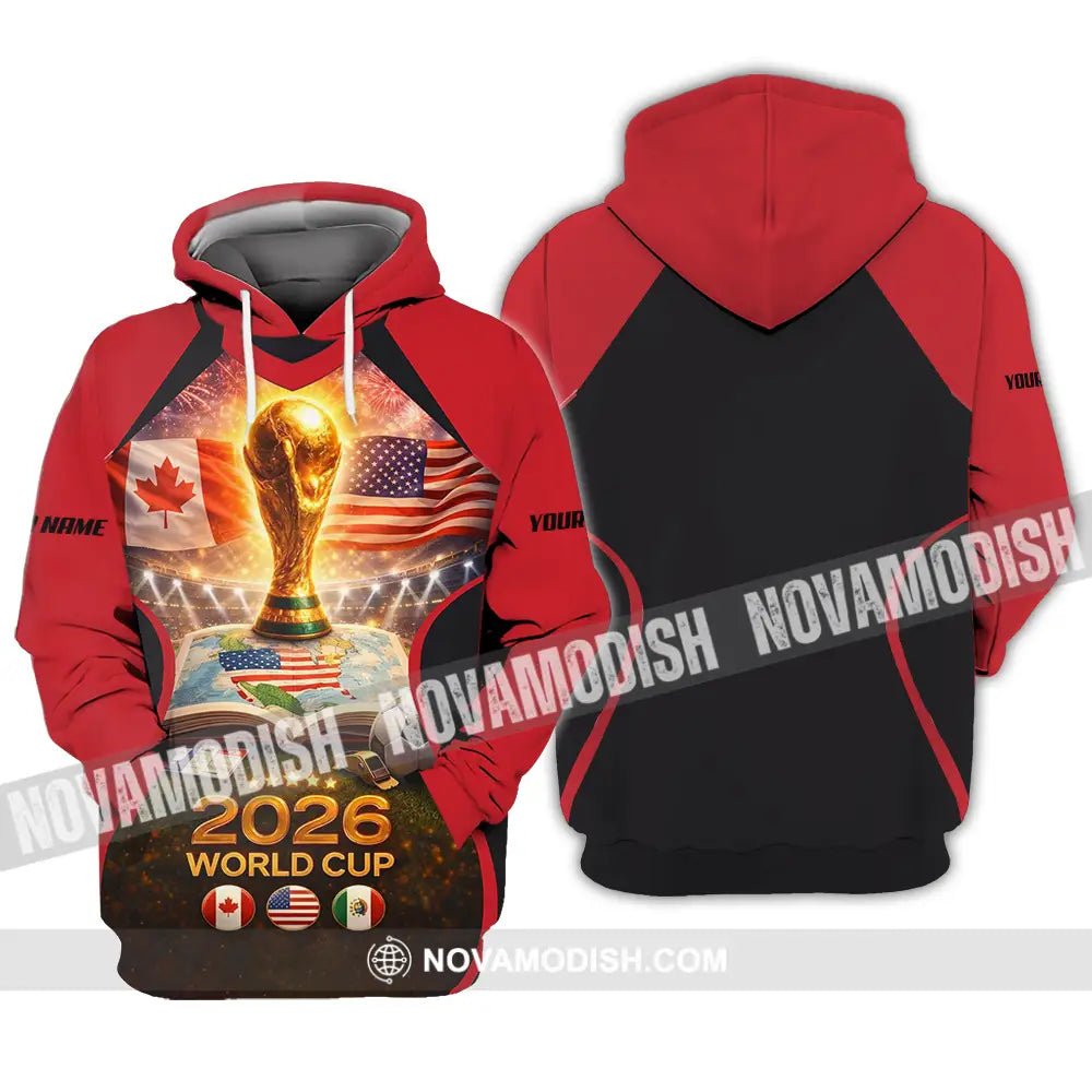 Unisex Shirt - Custom FIFA World Cup 2026 3D Shirt Hoodie / S T-shirt