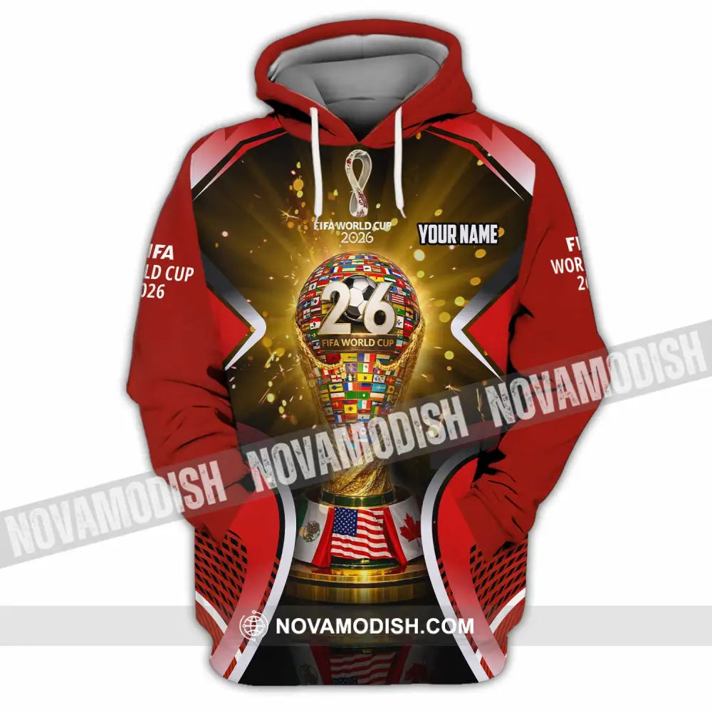 Unisex Shirt - Custom Fifa World Cup 2026 3D Shirt - Hoodie / S - T-shirt