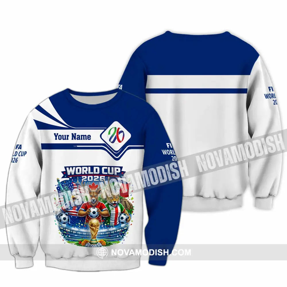Unisex Shirt - Custom FIFA World Cup 2026 3D Shirt Long Sleeve / S T-shirt