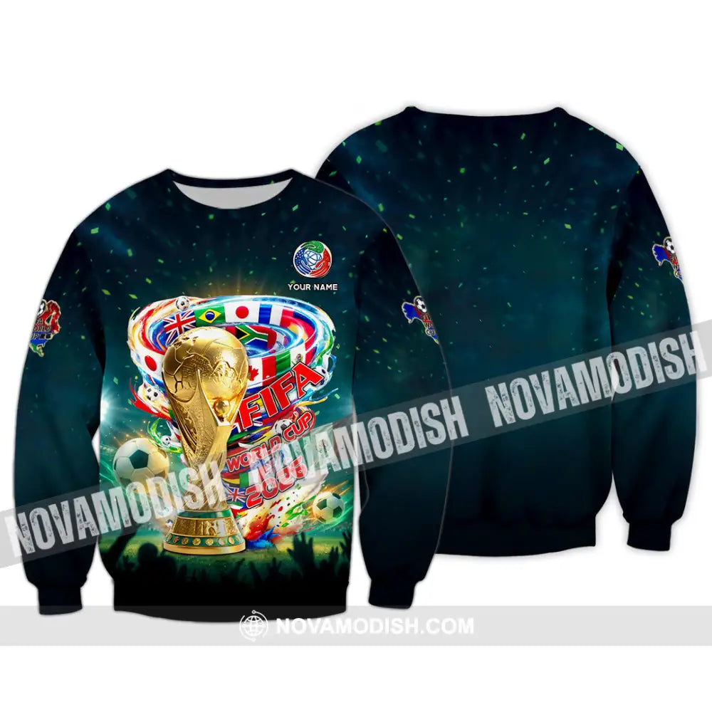 Unisex Shirt - Custom FIFA World Cup 2026 3D Shirt Long Sleeve / S T-shirt