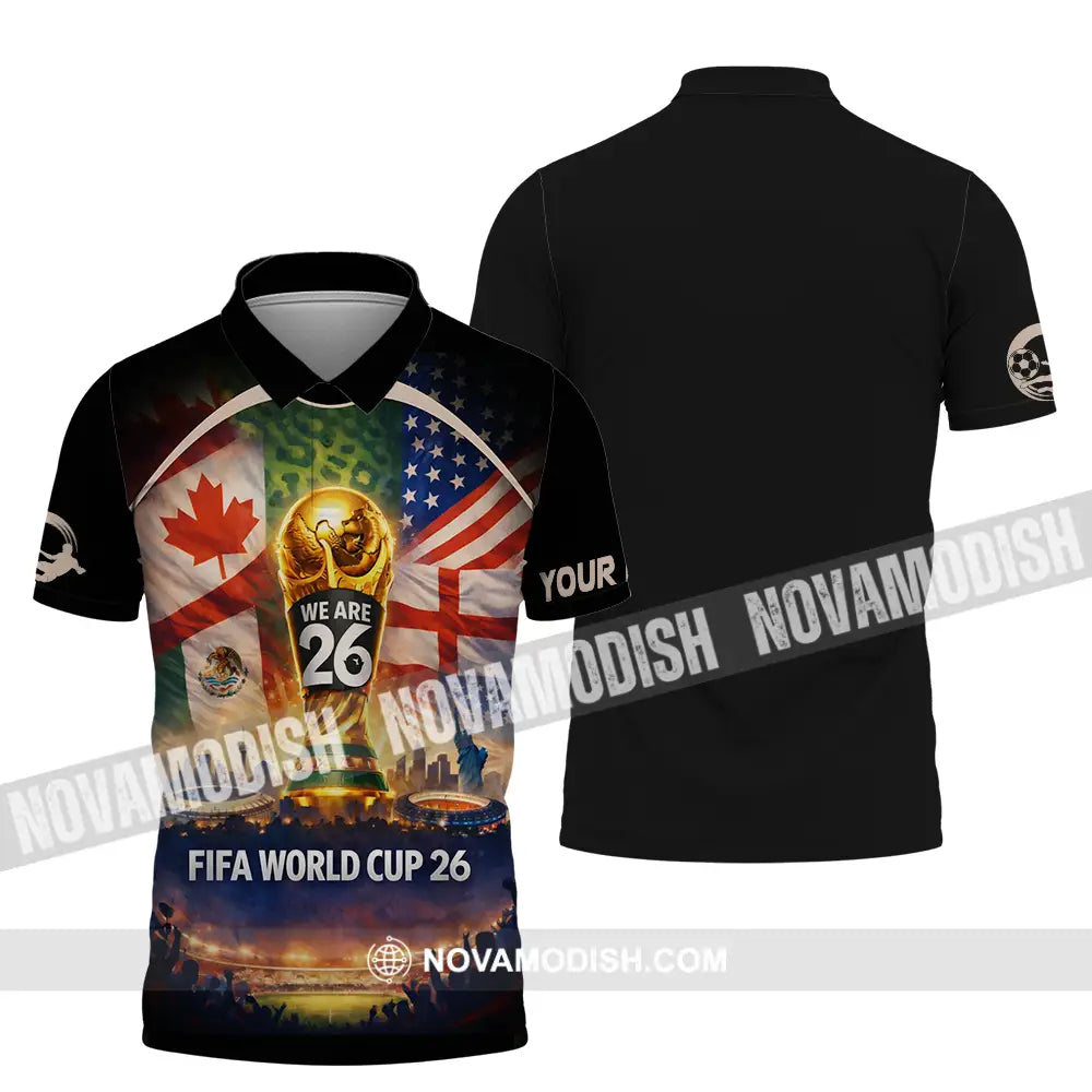Unisex Shirt - Custom FIFA World Cup 2026 3D Shirt Polo Shirt / S T-shirt
