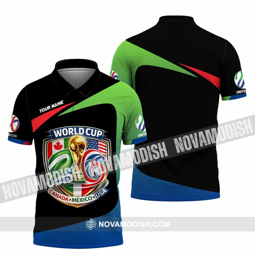 Unisex Shirt - Custom Fifa World Cup 2026 3D Shirt Polo Shirt / S T-shirt