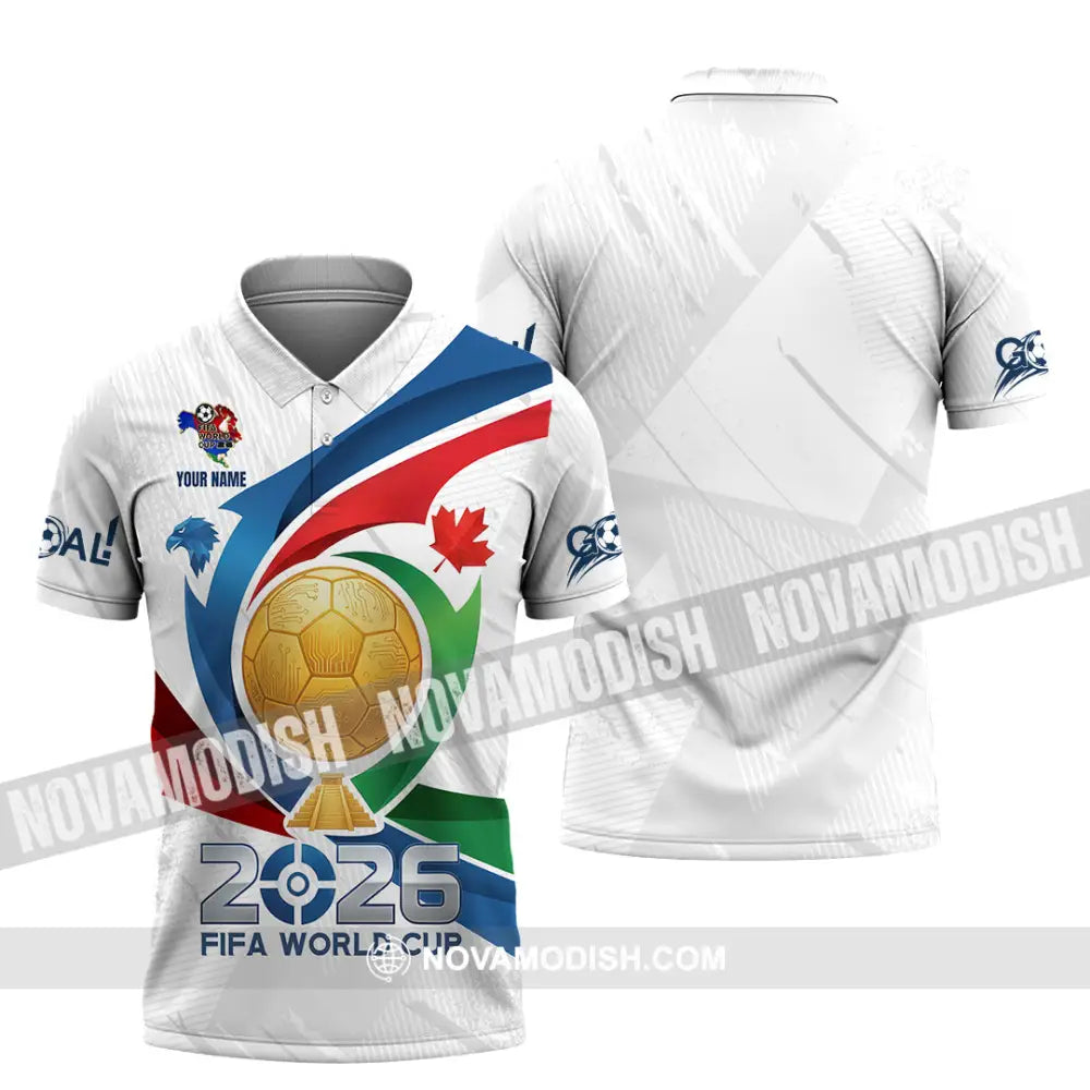Unisex Shirt - Custom FIFA World Cup 2026 3D Shirt Polo Shirt / S T-shirt