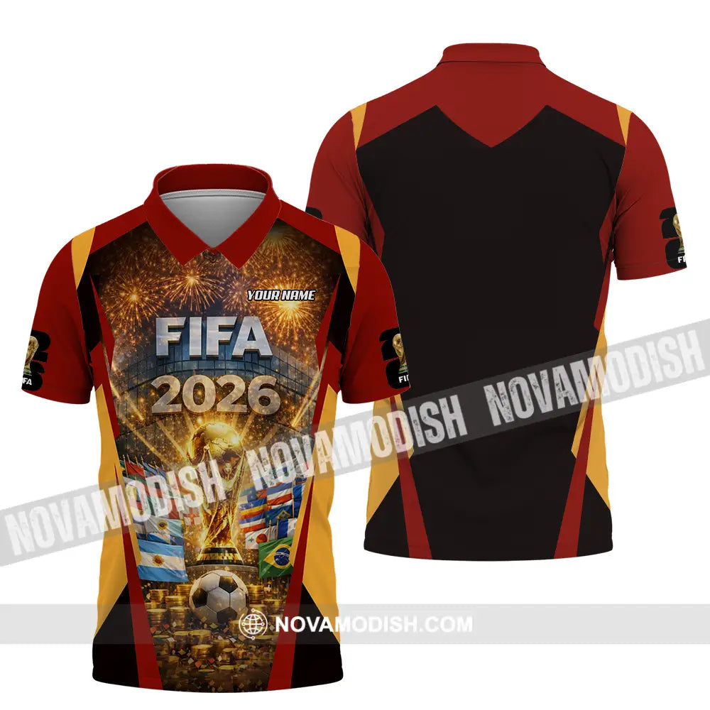 Unisex Shirt - Custom FIFA World Cup 2026 3D Shirt Polo Shirt / S T-shirt