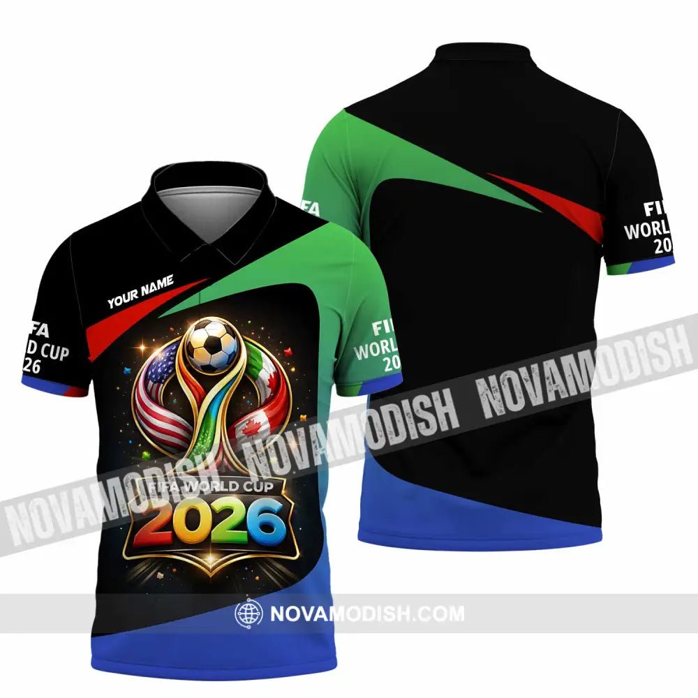 Unisex Shirt - Custom Fifa World Cup 2026 3D Shirt - Polo Shirt / S - T-shirt