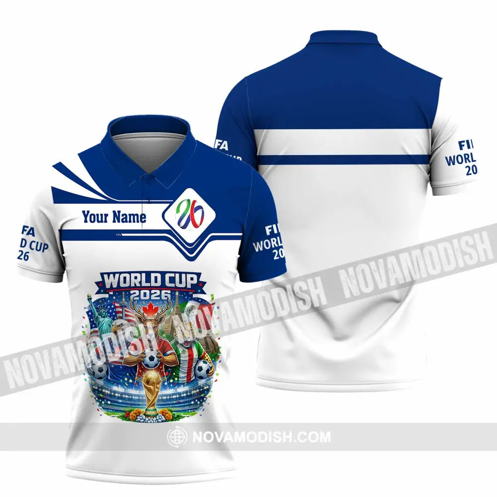 Unisex Shirt - Custom FIFA World Cup 2026 3D Shirt Polo Shirt / S T-shirt