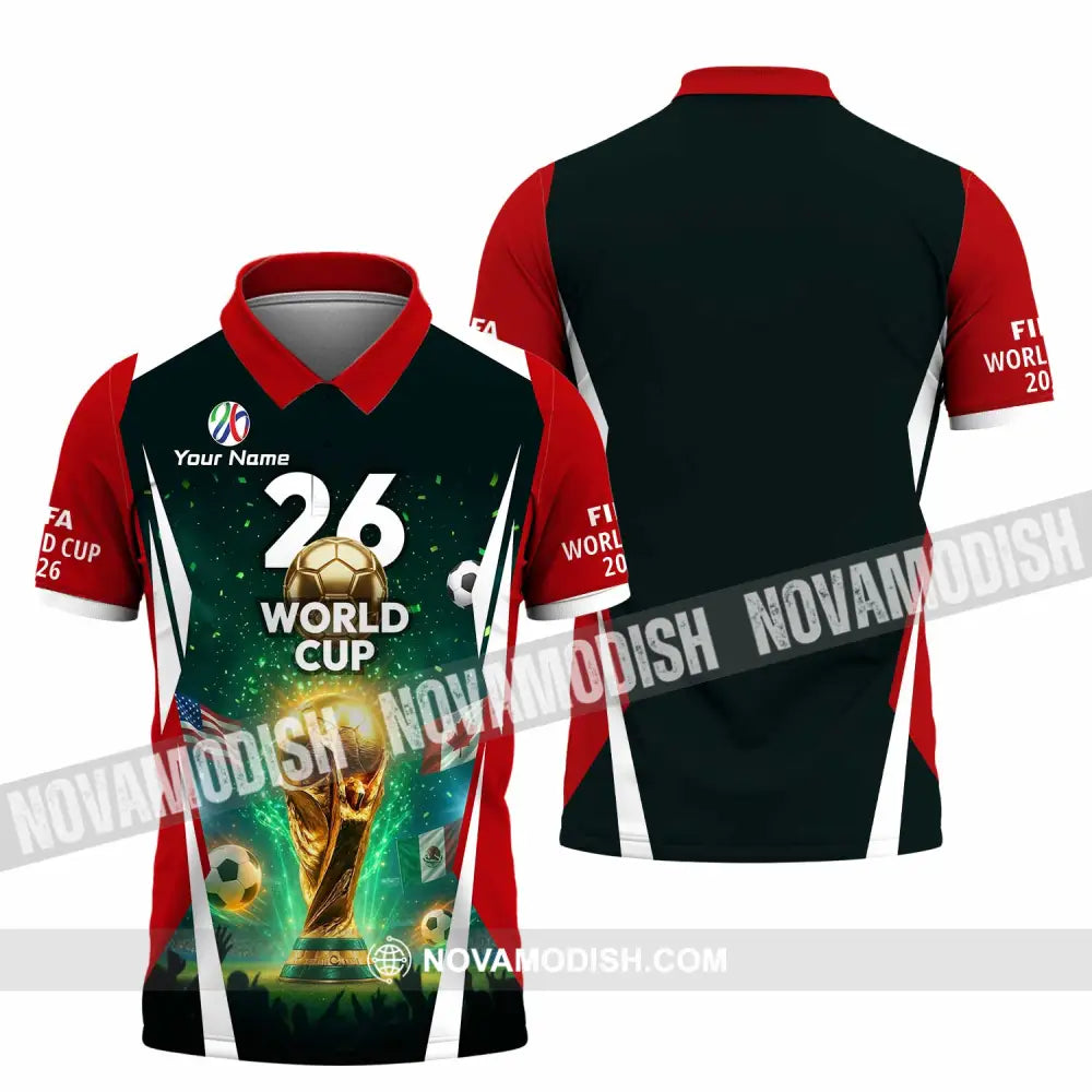 Unisex Shirt - Custom Fifa World Cup 2026 3D Shirt Polo Shirt / S T-shirt