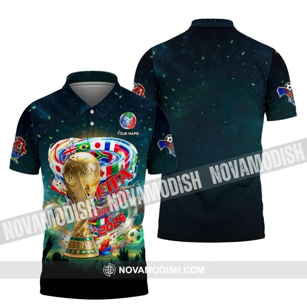 Unisex Shirt - Custom FIFA World Cup 2026 3D Shirt Polo Shirt / S T-shirt