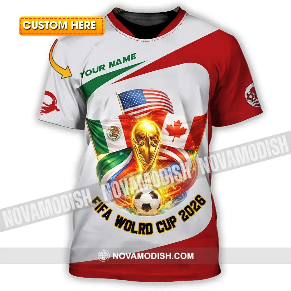 Unisex Shirt - Custom FIFA World Cup 2026 3D Shirt T-shirt