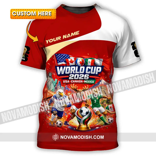 Unisex Shirt - Custom FIFA World Cup 2026 3D Shirt T-shirt