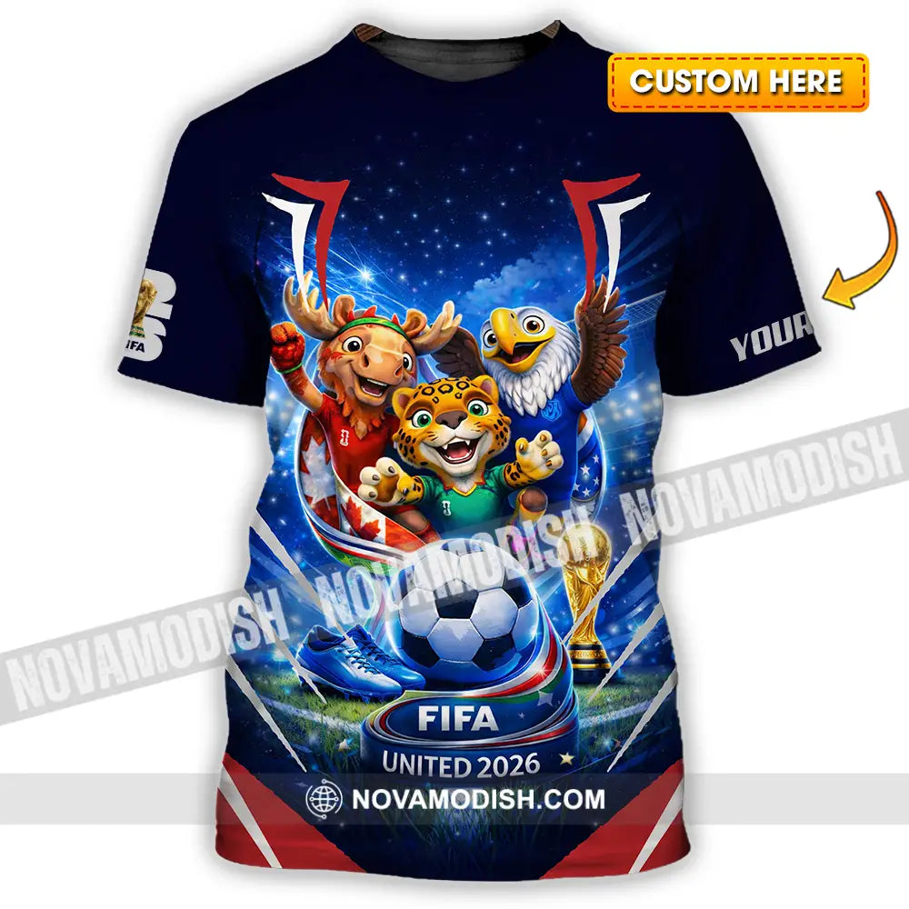 Unisex Shirt - Custom FIFA World Cup 2026 3D Shirt T-shirt