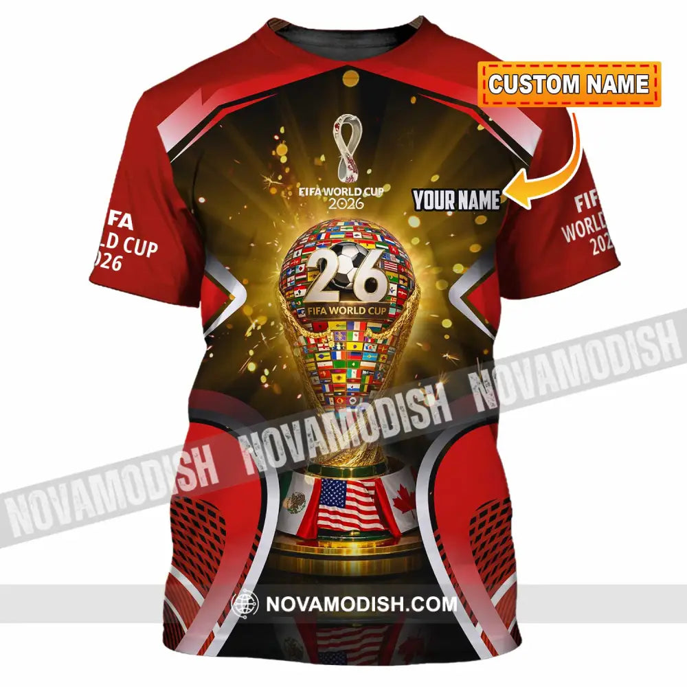 Unisex Shirt - Custom Fifa World Cup 2026 3D Shirt - T-shirt