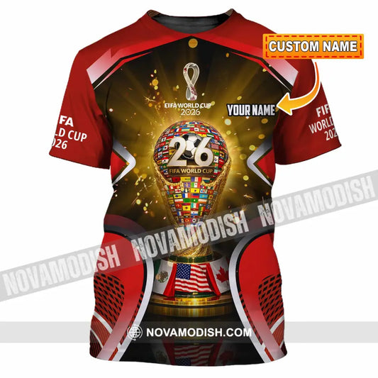 Unisex Shirt - Custom Fifa World Cup 2026 3D Shirt - T-shirt
