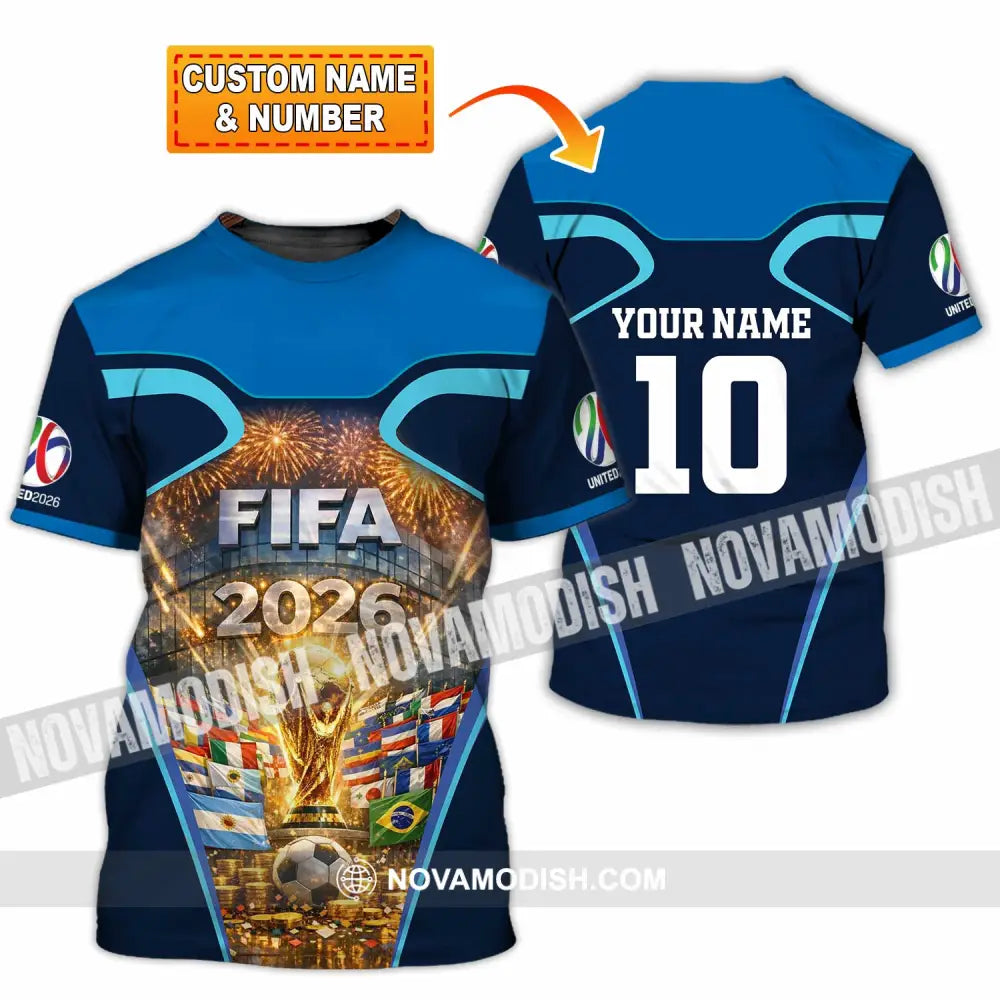 Unisex Shirt - Custom Fifa World Cup 2026 3D Shirt T-shirt